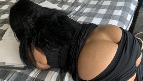 Thick Lightskin Ebony With The Biggest Bubble Booty Ever